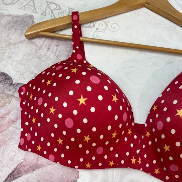 Victoria's Secret Body By Victoria IPEX Stars and Dots Bra Size 38DD - Picture 3 of 10